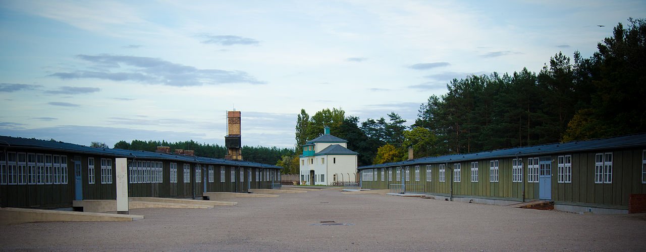 View of the Infirmiary and Tower A at the Sachsenhausen Concentration Camp Memorial - János Balázs