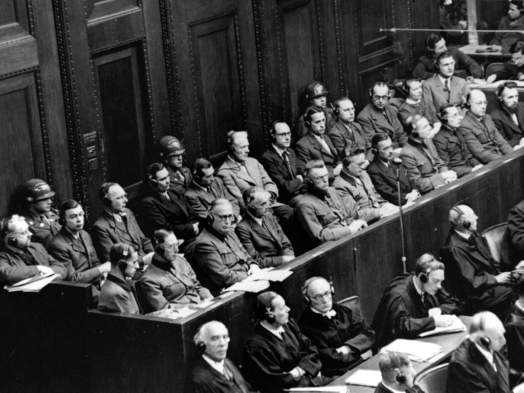 The defendants at the Nuremberg Doctor's Trial (1947-48) - Public Domain