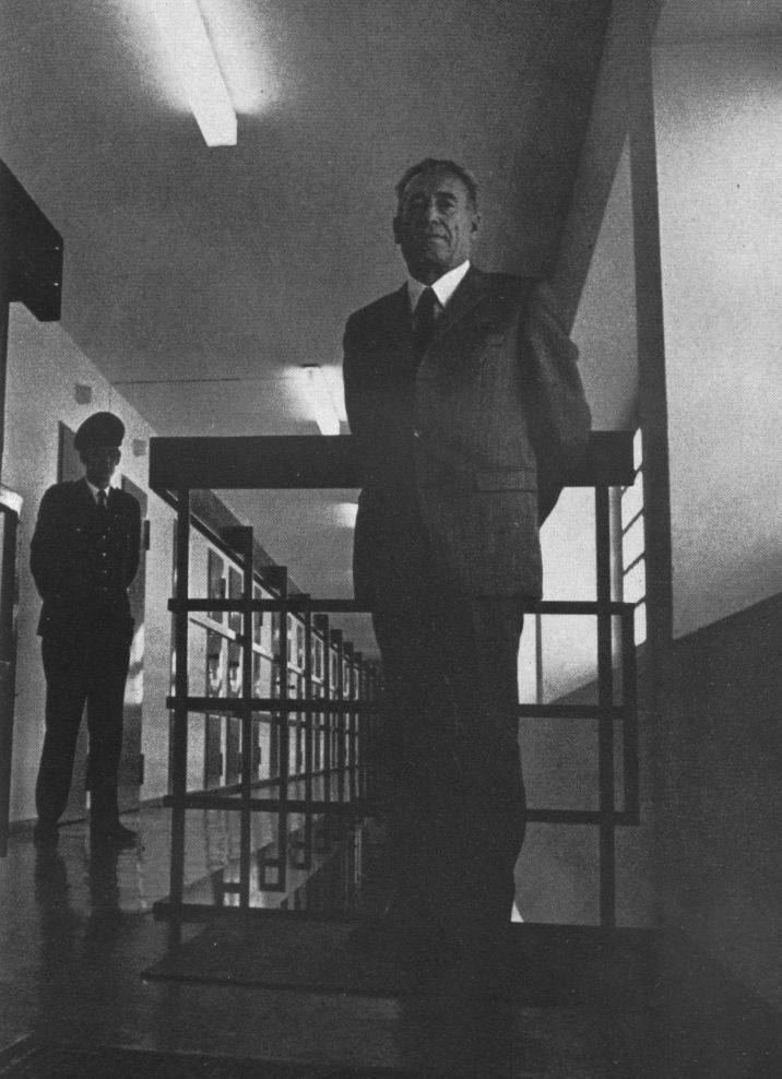 Sobibor and Treblinka Commandant, Franz Stangl, imprisoned and awaiting sentencing (1971) - Public Domain