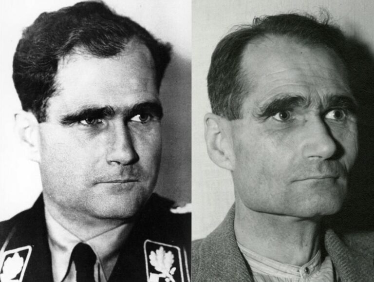 Rudolf Hess (1933 & 1945) - Public Domain